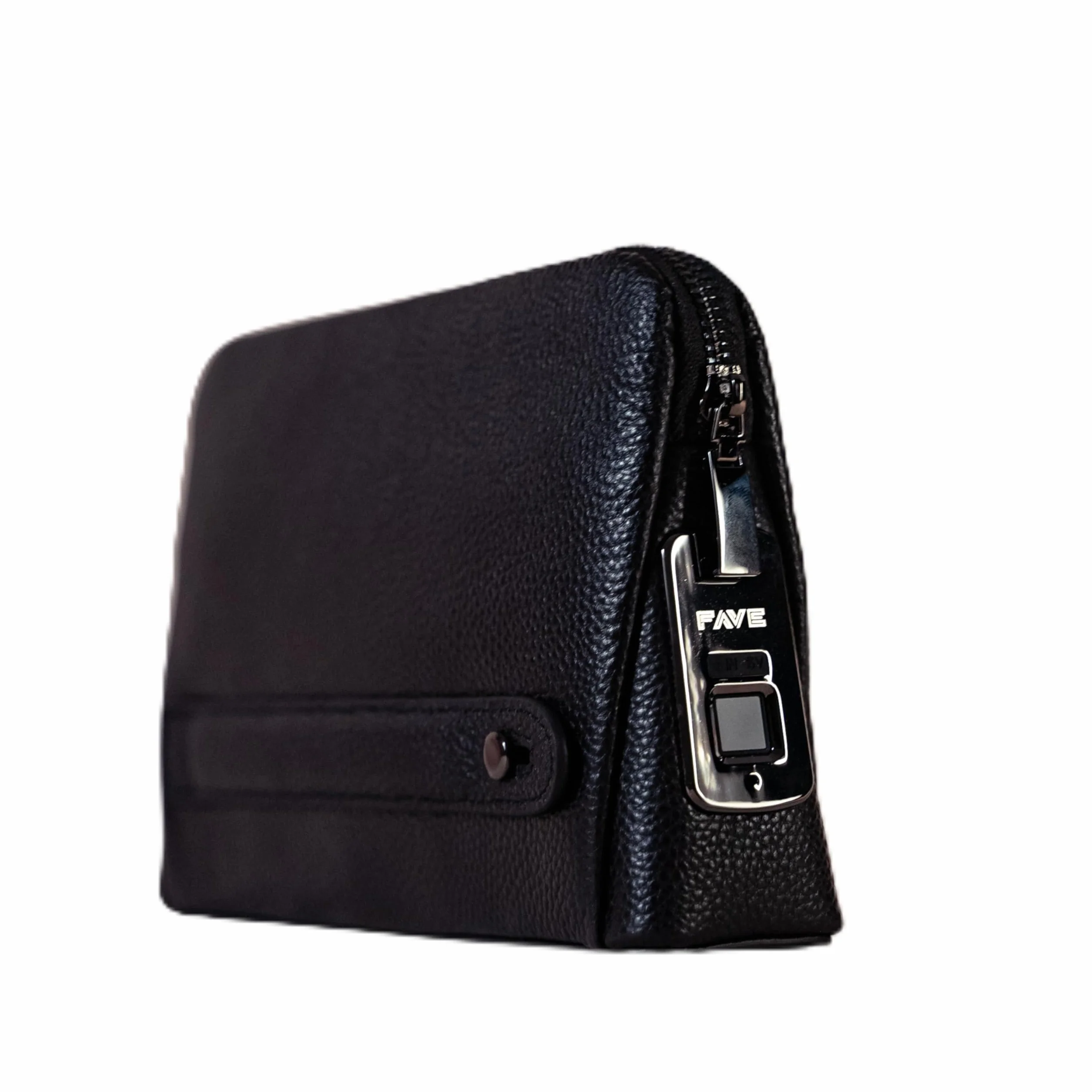 Funda con cierre de huellas dactilares, Negro