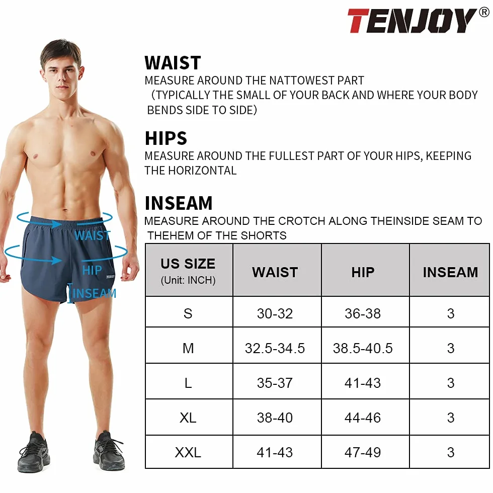 Running Shorts - Pantalones Cortos para Correr. Hombre