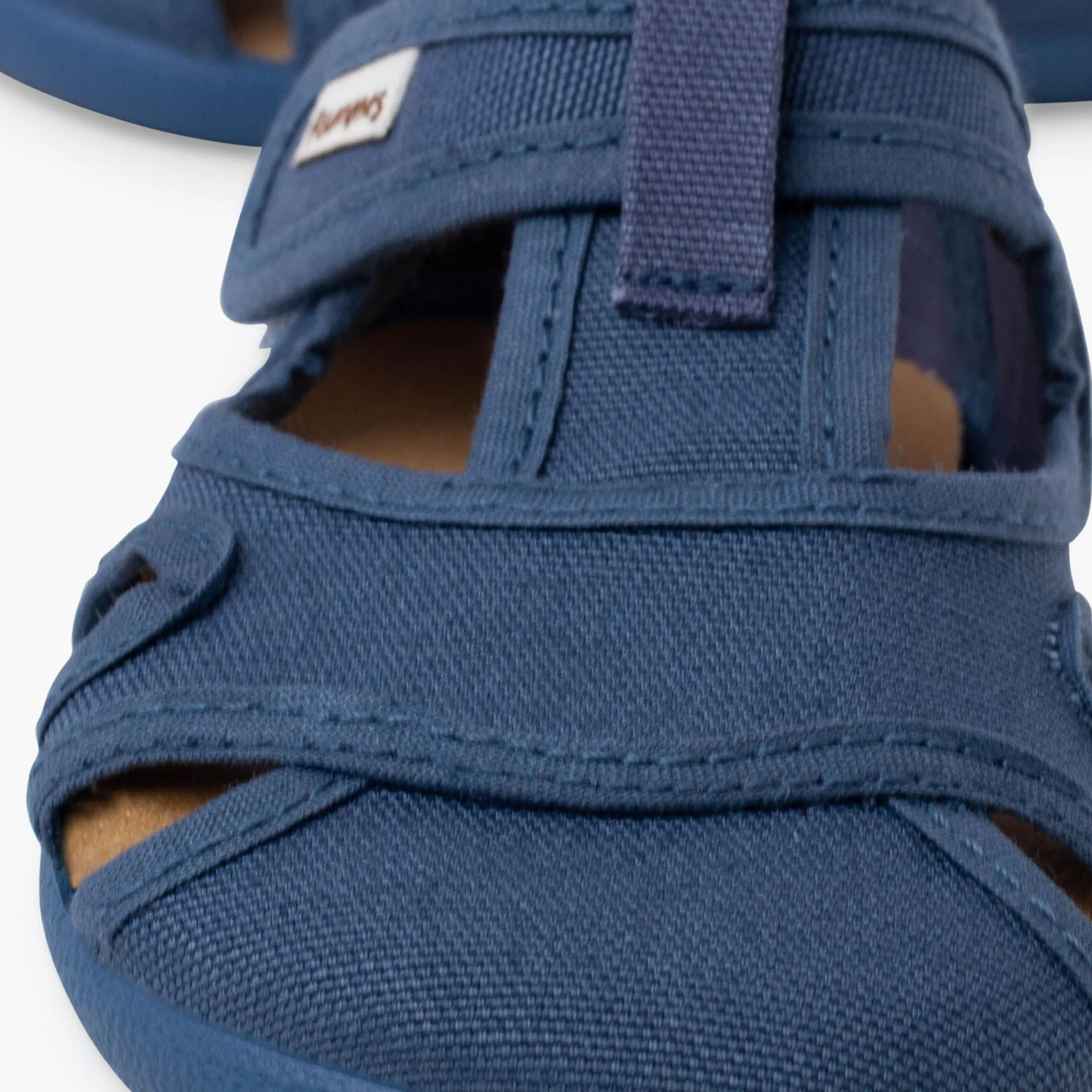 Pisamonas Sandalias Barefoot Niños Lona Cierre Ancho