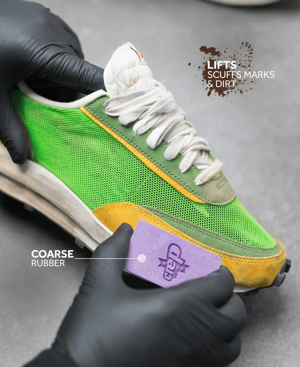 Crep Protect - Borrador de rozaduras definitivo - Limpiador de zapatillas para calzado de ante y nobuck