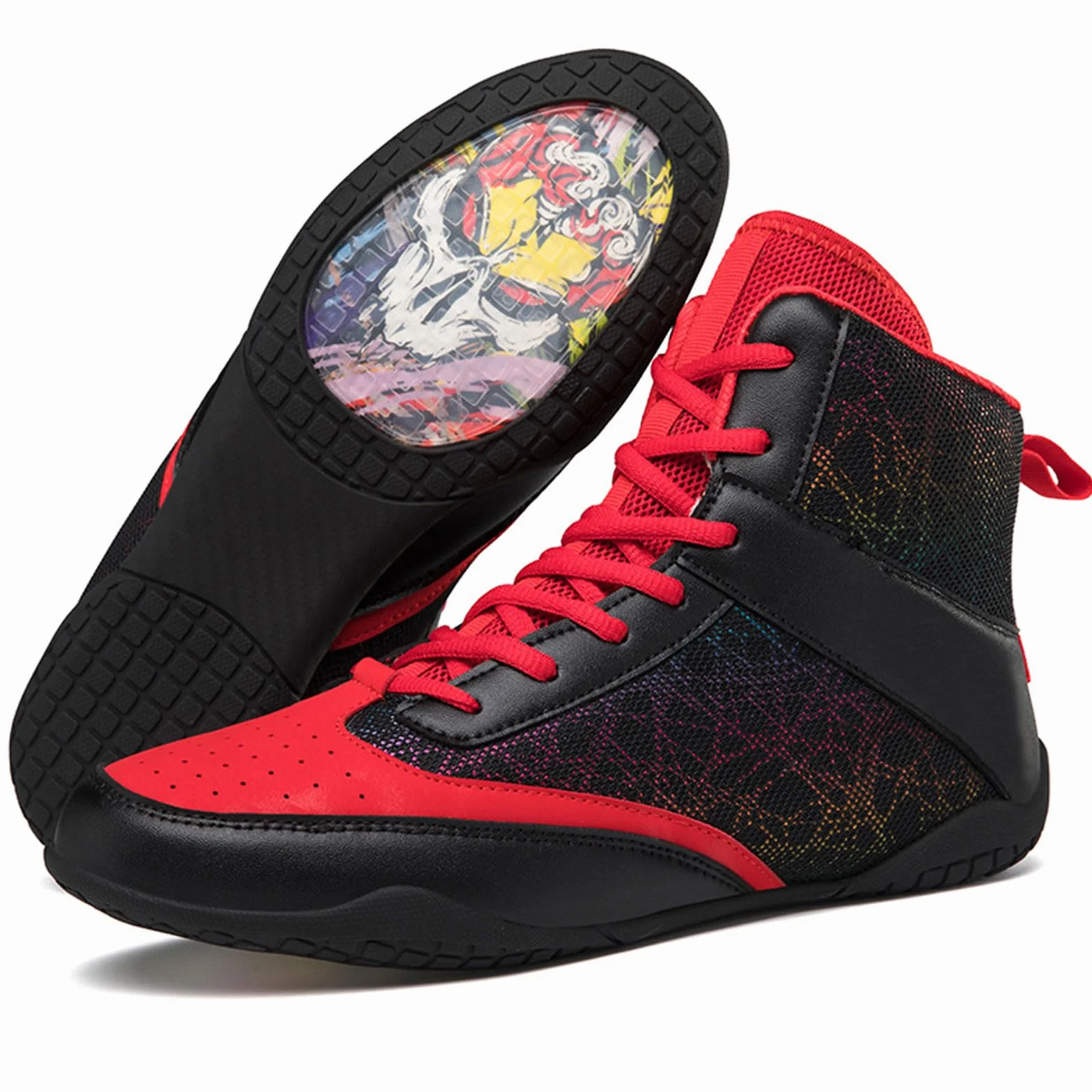 Core Botas De Lucha Zapatos De Lucha Juvenil,Wrestling Shoes Impermeables CóModo Flexibles para Entrenamiento De Lucha Boxeo Ejercicio