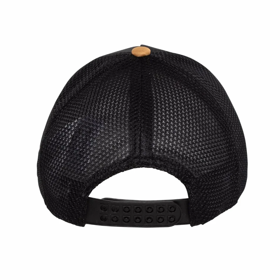 Gorra Dragon Ball Z para Niño y Juvenil, Gorra Infantil de Visera con Rejilla, Negra y Marrón, Bordados Frontal y Lateral, Talla Única 51-54 Centimetros