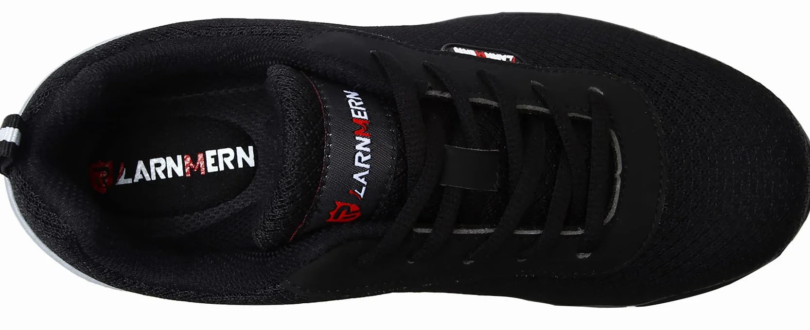 LARNMERN Zapatos de Seguridad para Hombre Cómodo Zapatillas de Seguridad Antideslizante Ultra Ligeras Respirable Calzado de Seguridad con Punta de Acero