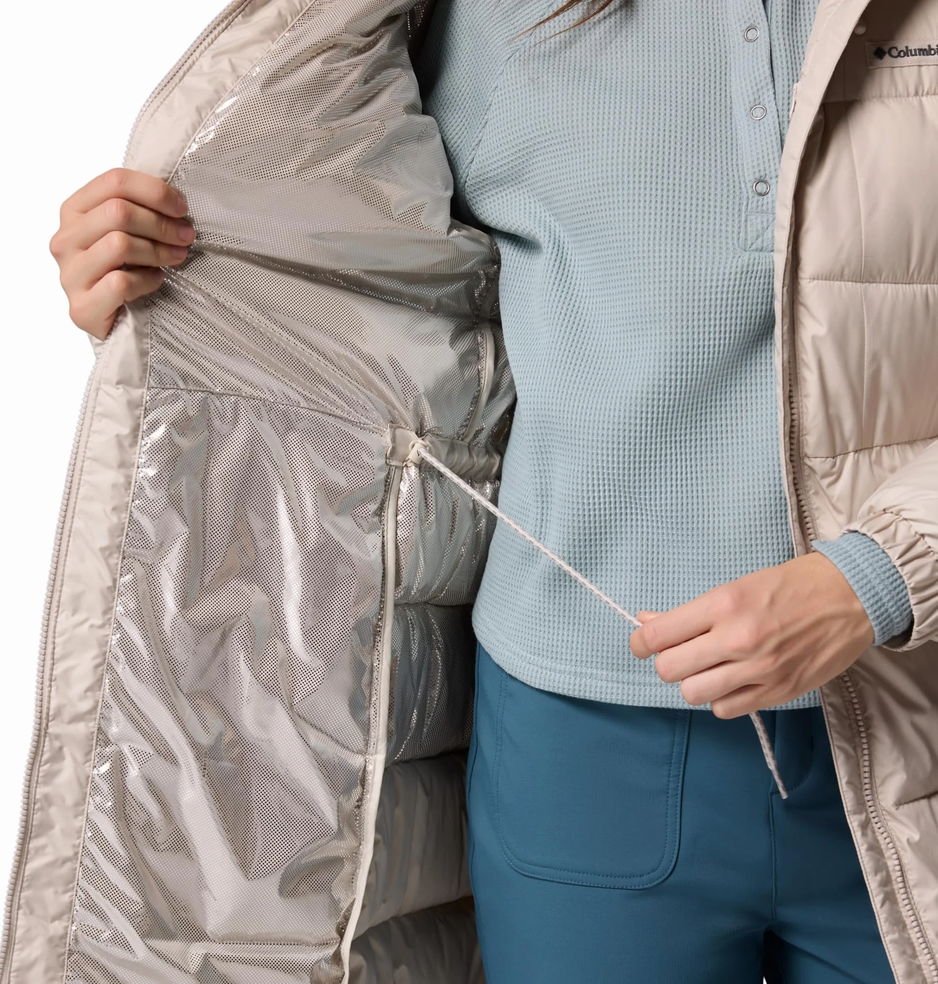 Columbia Pike Lake 3 Long Jacket Chaqueta acolchada con capucha Mujer (Pack de 1)