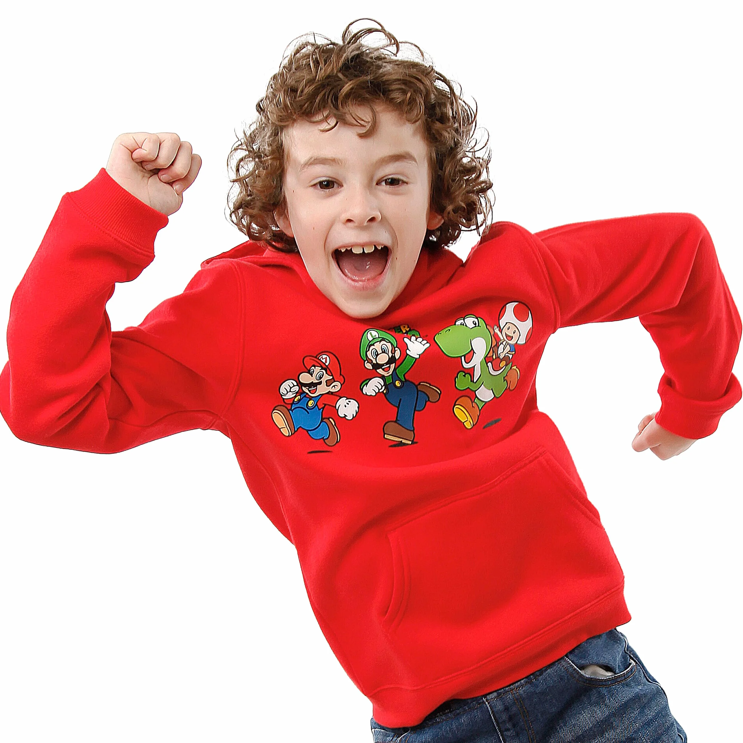 Sudadera Mari Bros | Mario Y Luigi | Sudadera para Niños | para Edades De 3 A 13 Años | Merchandising Oficial De Mario