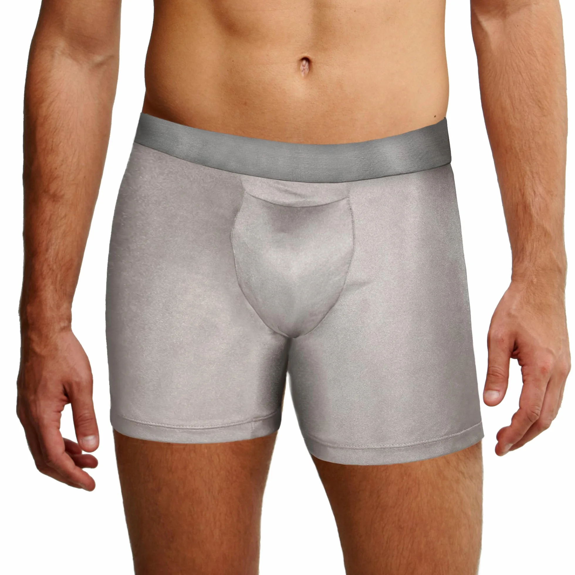 Ayurbio Short Hombre de Protección EMF y RF contra Radiación 100% Fibra de Plata. Ropa Antirradiación. Bóxer con Blindaje Nuclear Frente a Ondas Electromagnéticas, 5G, WiFi, Teléfono, Antenas.