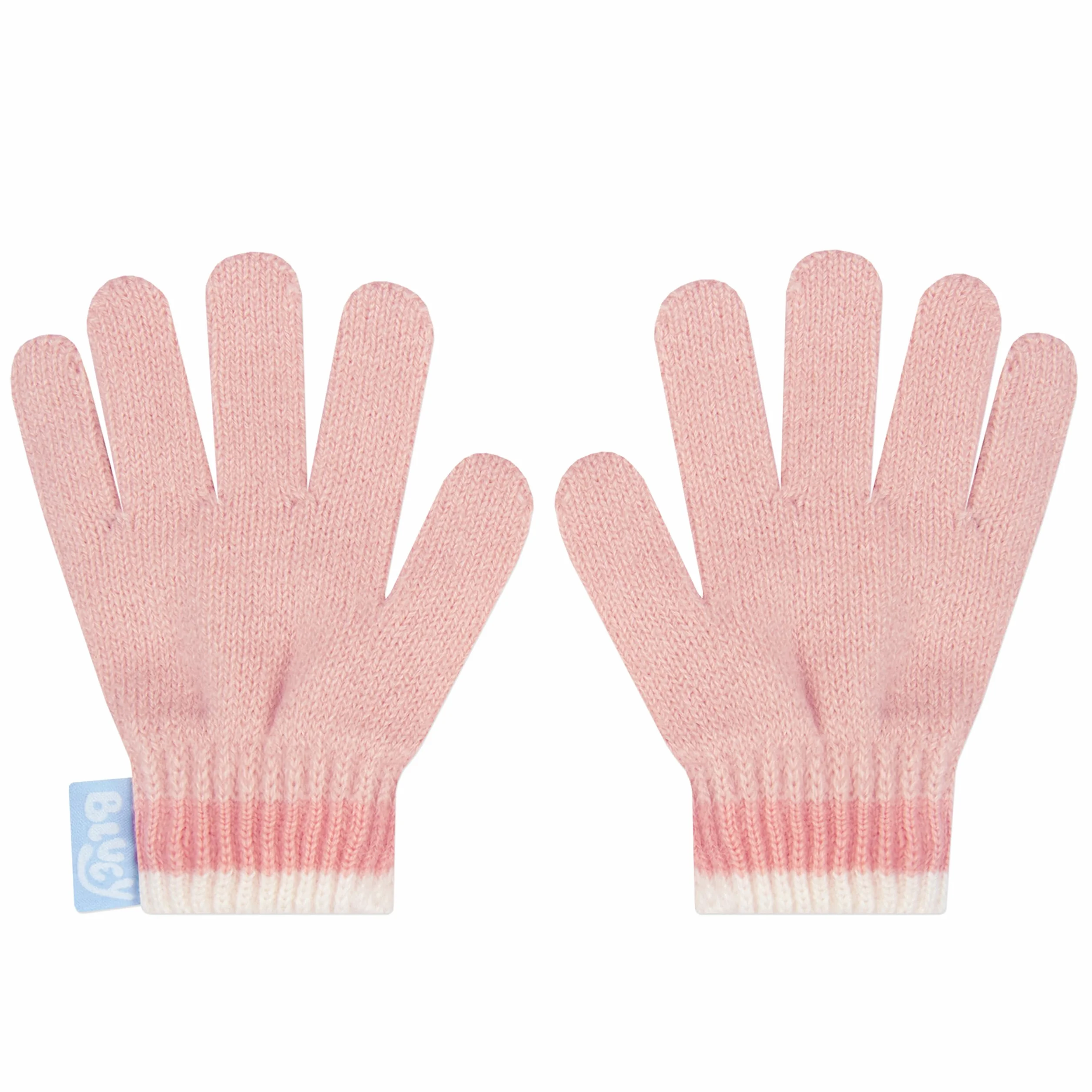 Bluey Gorra Bingo | Guantes Niña Invierno | Gorro Y Guantes | One Size Rosa