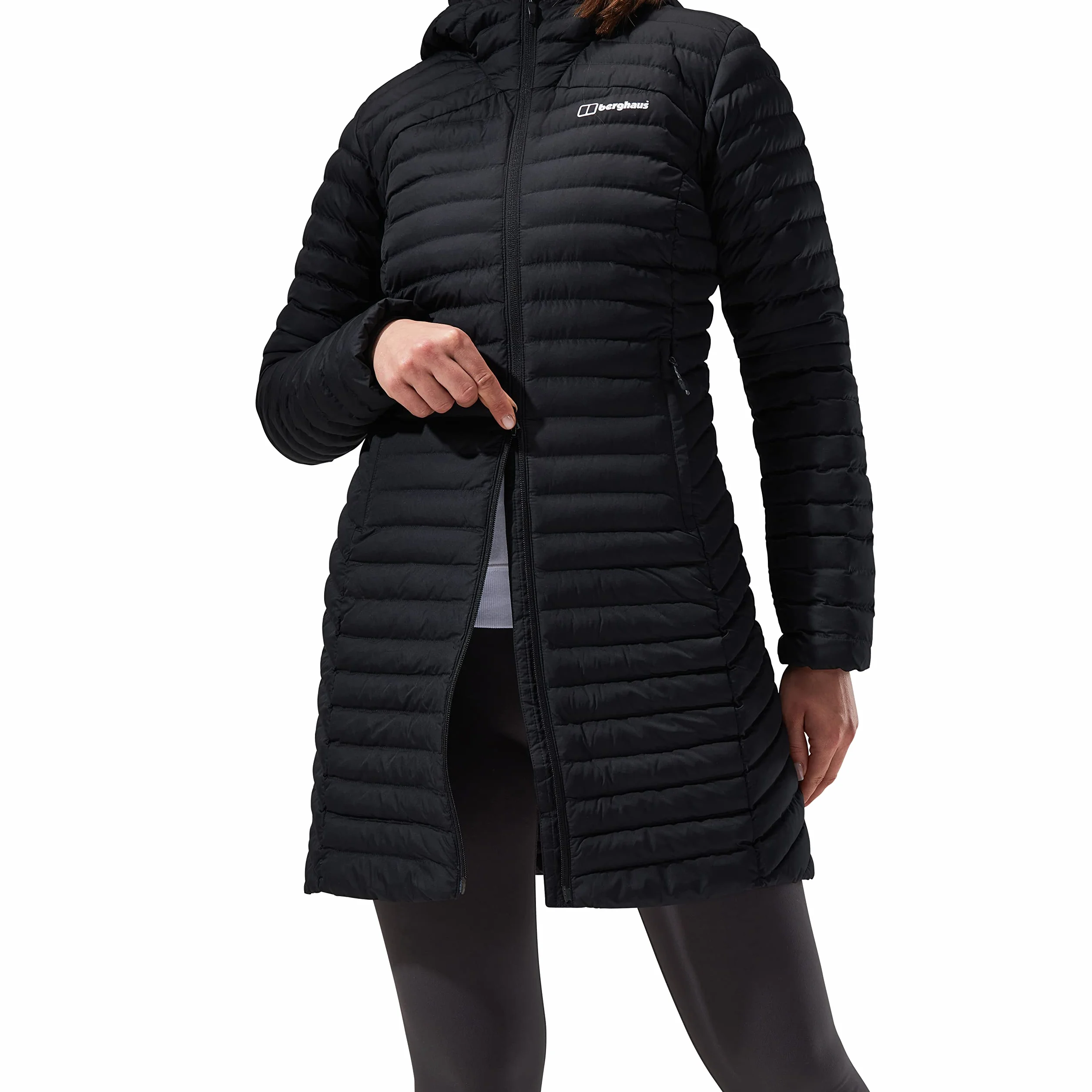 Berghaus Nula - Chaqueta Larga Con Microaislamiento, Diseño Duradero, Resistente Al Agua Chaqueta aislante Mujer (Pack de 1)