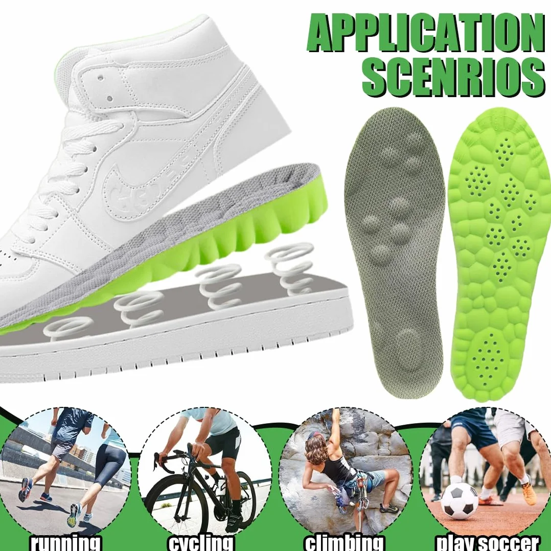 Plantillas Memory Foam para Deporte, Trabajo y Uso Diario Plantillas Fascitis Plantar Plantillas Ortopédicas Transpirables
