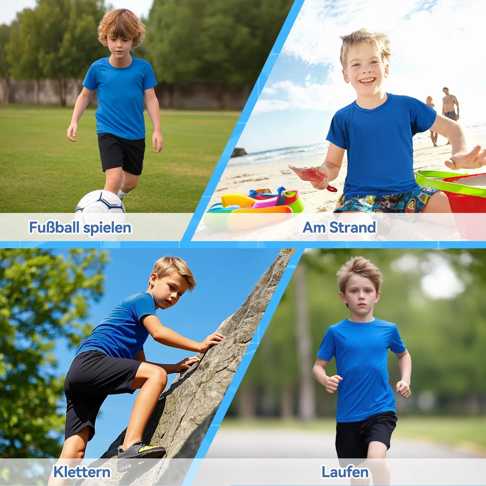 TBoonor Protección UV UPF 50+ para Niños - Camiseta Rashguard de Manga Corta de Secado Rápido para Baño