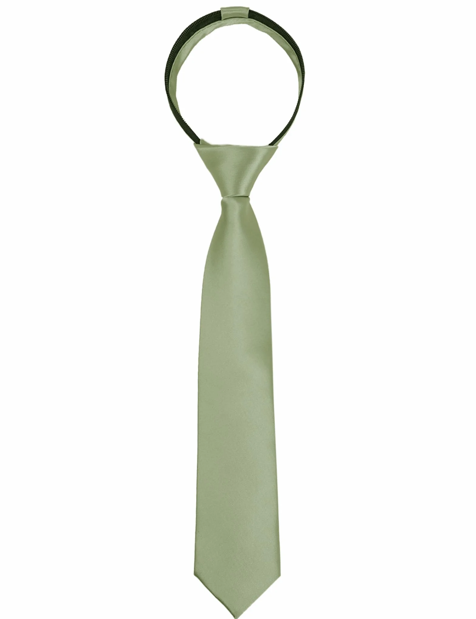 Alizeal Corbata Pre-atada con Goma Elástica,Ancho de 6cm, Color Sólido