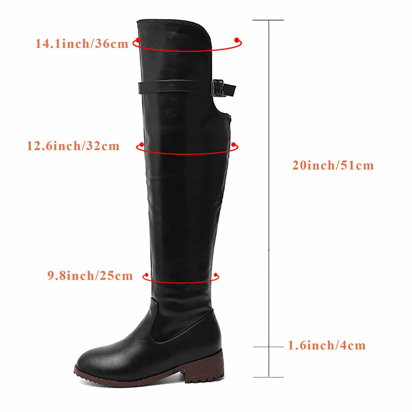 Botas De Equitación Para Mujer (34-43), Equipo Para Montar A Caballo/resistente Al Desgaste, Tacón Bajo (1-4 Cm)/cremallera Lateral, Altura Del Tubo: 51 Cm, Para Otoño/invierno,42,Yellow