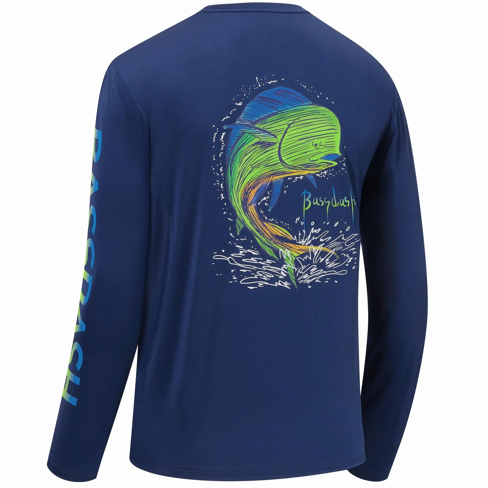 Bassdash Camiseta Proteccion Solar Hombre Manga Larga Camisas Gráficas para Hombre Camisa de Pesca de Manga Larga UPF 50+ Protección Solar UV Que Absorbe la Humedad