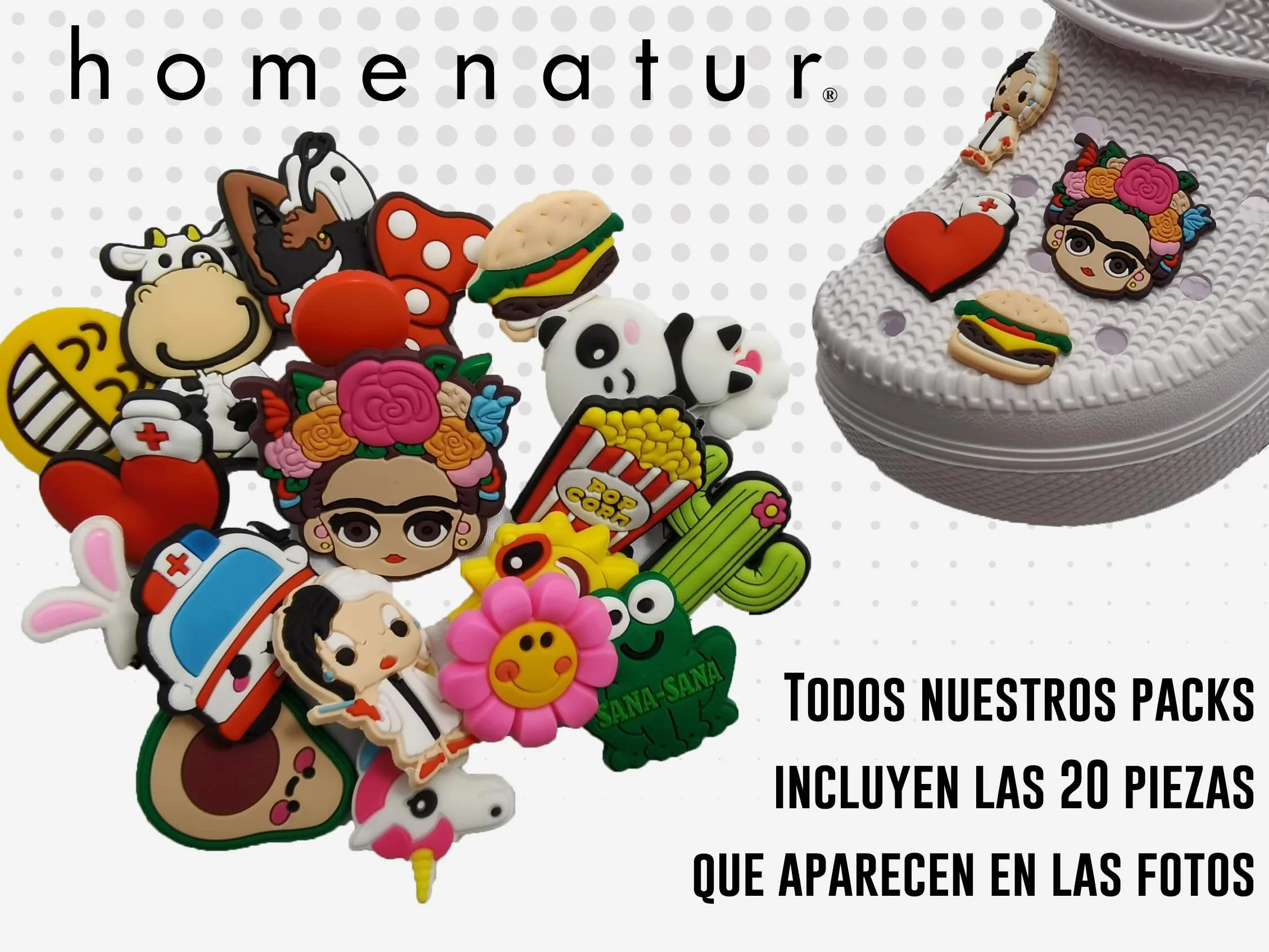 Pines para Crocs Zuecos Sanitarios - 20 Piezas - Pins Decorativos - Shoe Charms - Accesorios y Adornos para Zapatos - Mujer Hombre Niños - Sanidad Hostelería - Trabajo Peluqueria
