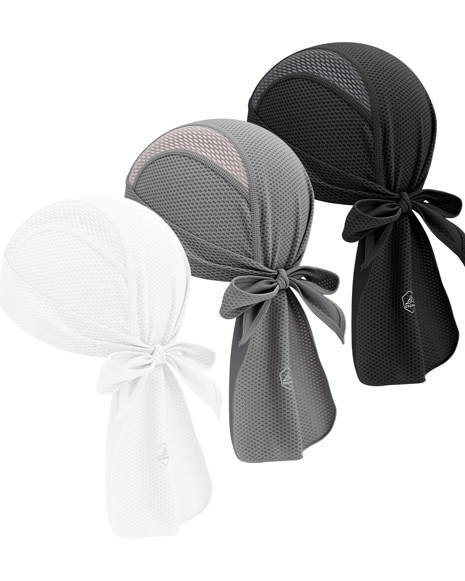 GXCROR Gorro Bajo Casco de Ciclismo, Bandana Deportiva Transpirable Hombre Mujer, para Moto y Running