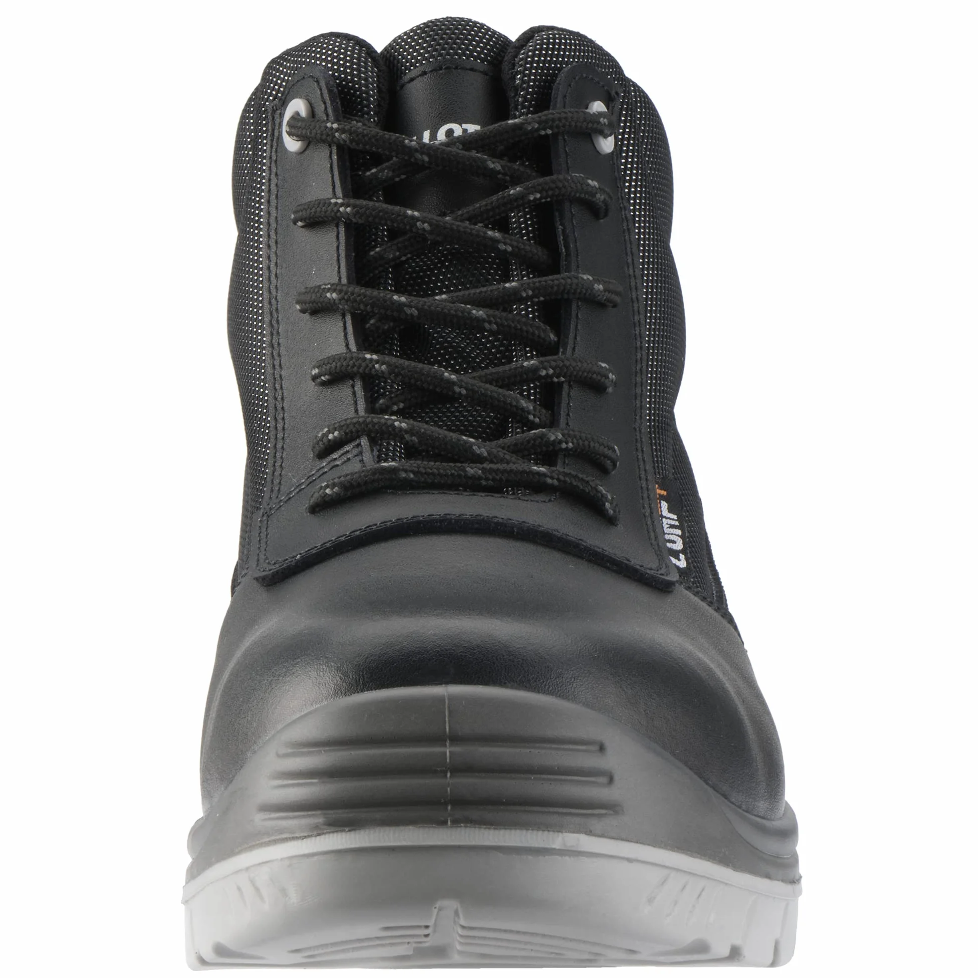 Bellota 72307NJS343 - Bota de Seguridad Comp+ Negra S3 de Hombre y Mujer (Talla 43) de Piel Hidrofugada Lisa, Acolchada y con Zonas Reforzadas Antiabrasión