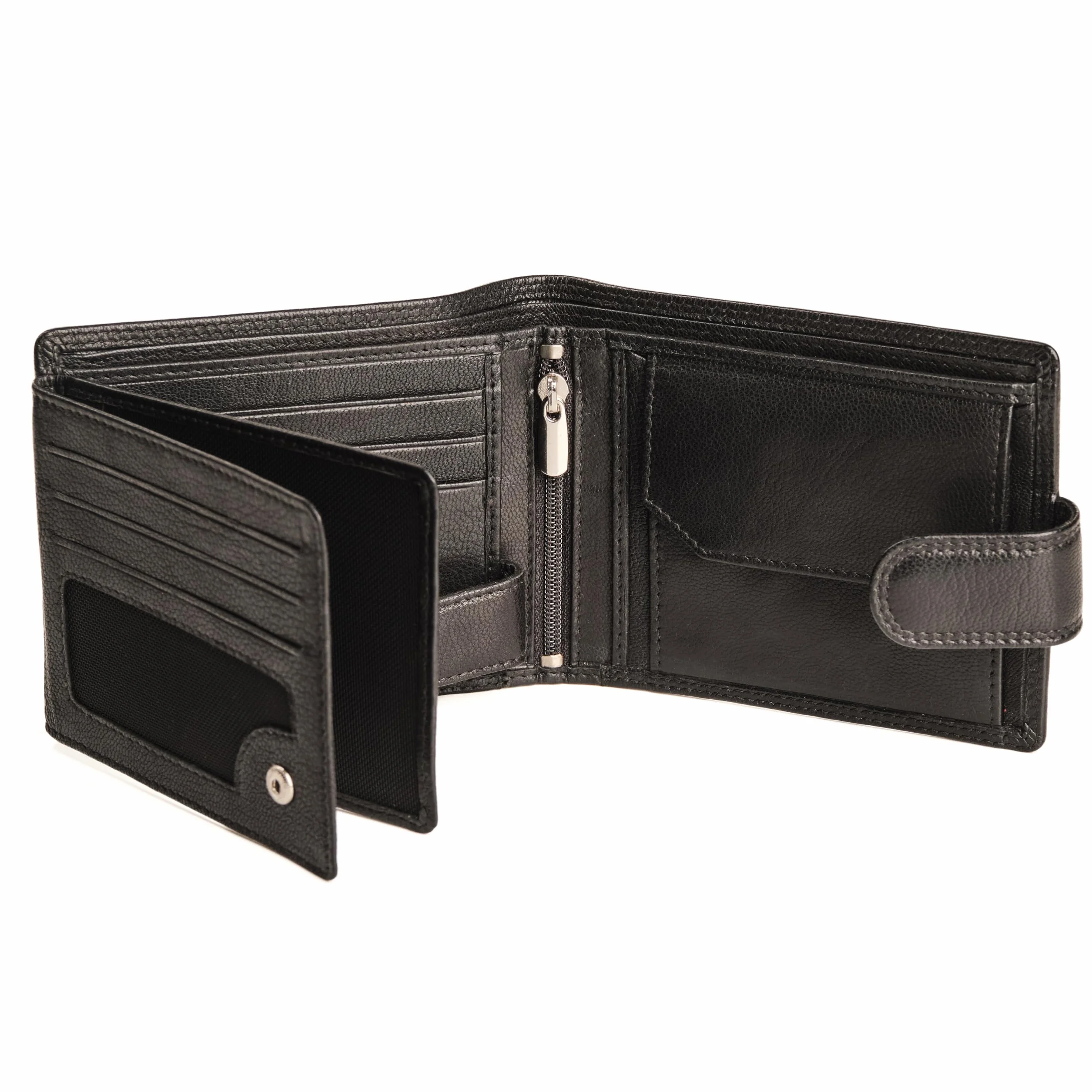 HansGo Carteras para Hombre Piel - Monedero con Estilo - Cartera Hombre Hecha a Mano Cuero Auténtico - Billeteras con RFID - La Cartera Cómoda - Wallets for Men - Regalos Originales.