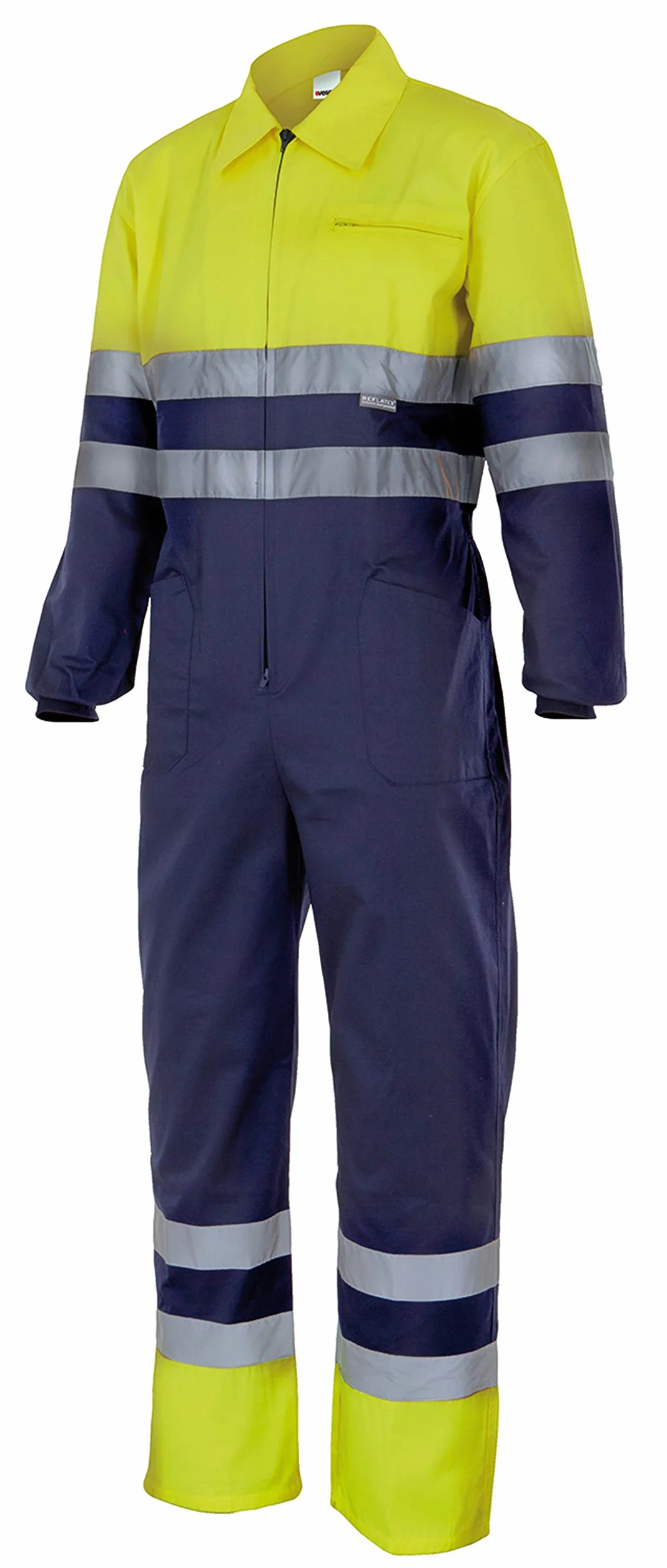 VELILLA P15170Xl Mono bicolor Alta Visibilidad Azul Marino Amarillo Flúor Talla XL