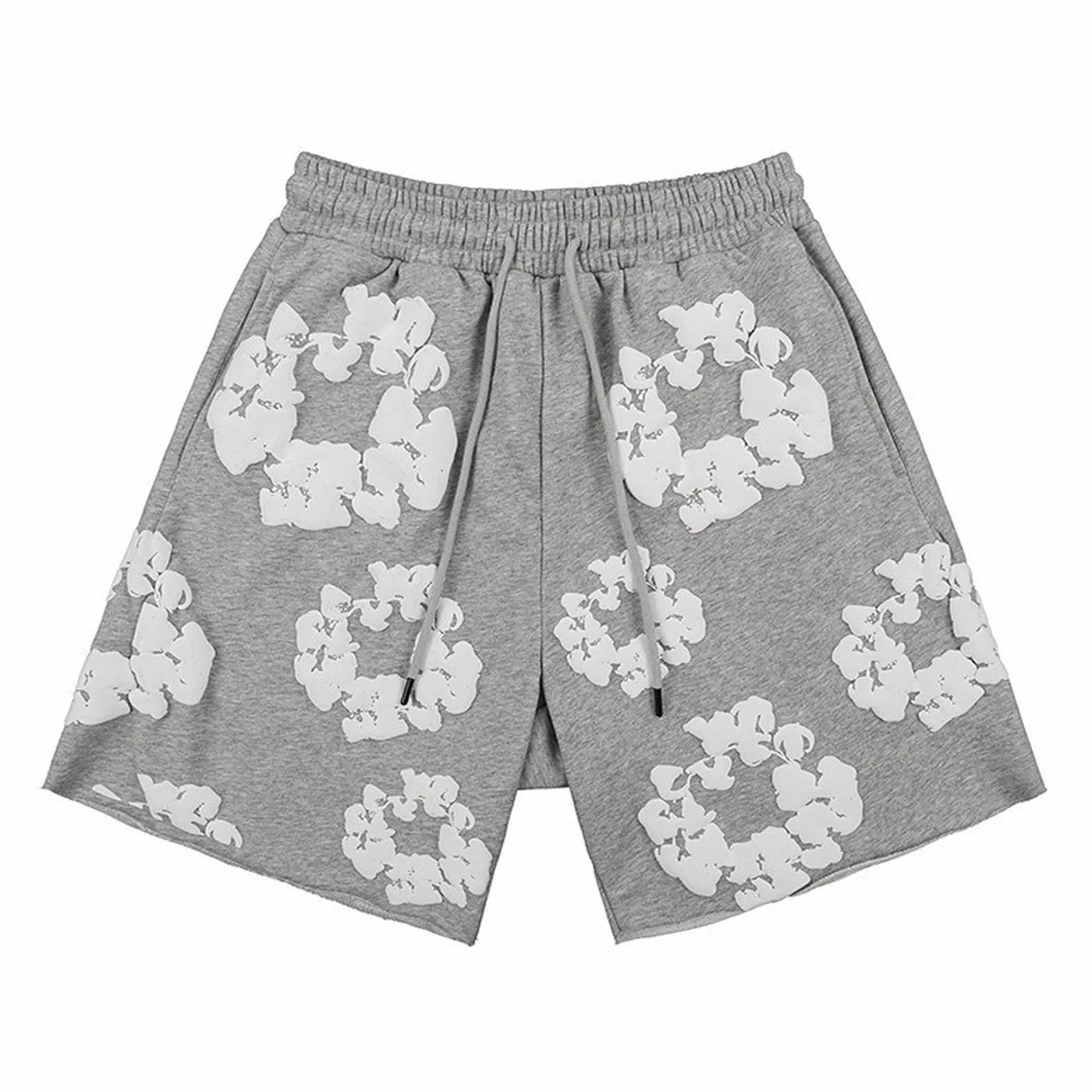 Conjunto Hombre con Estampado Espuma, Chandal Hombre Verano de 2 Piezas Traje de Jogging de Verano Y2K Camiseta de Manga Corta Pantalones Cortos Hip Hop Chándal para Unisex