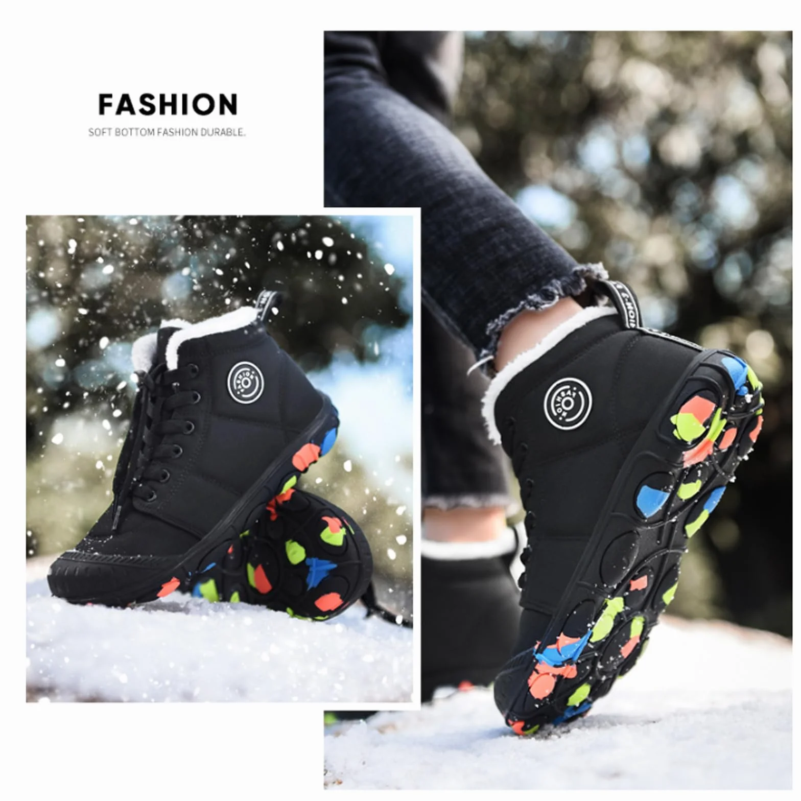 Zapatos descalzos para niños, de invierno, impermeables, descalzos, de invierno, zapatos de senderismo, ligeros, antideslizantes, botas de goma de invierno