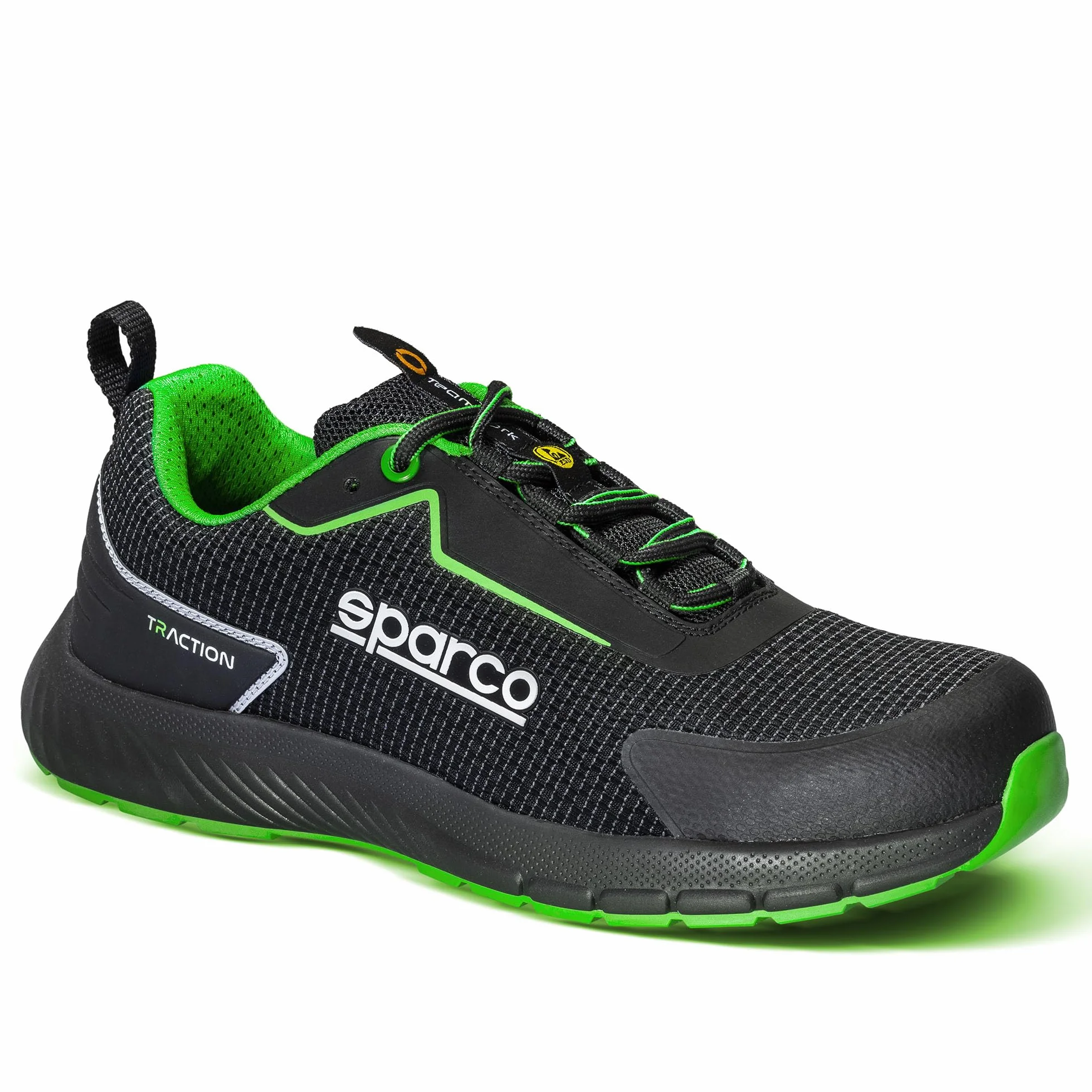 Sparco - Traction - Scarpe Antinfortunistiche Uomo Donna - Scarpe da lavoro antiscivolo e resistenti - Calzature di Sicurezza in stile sportivo