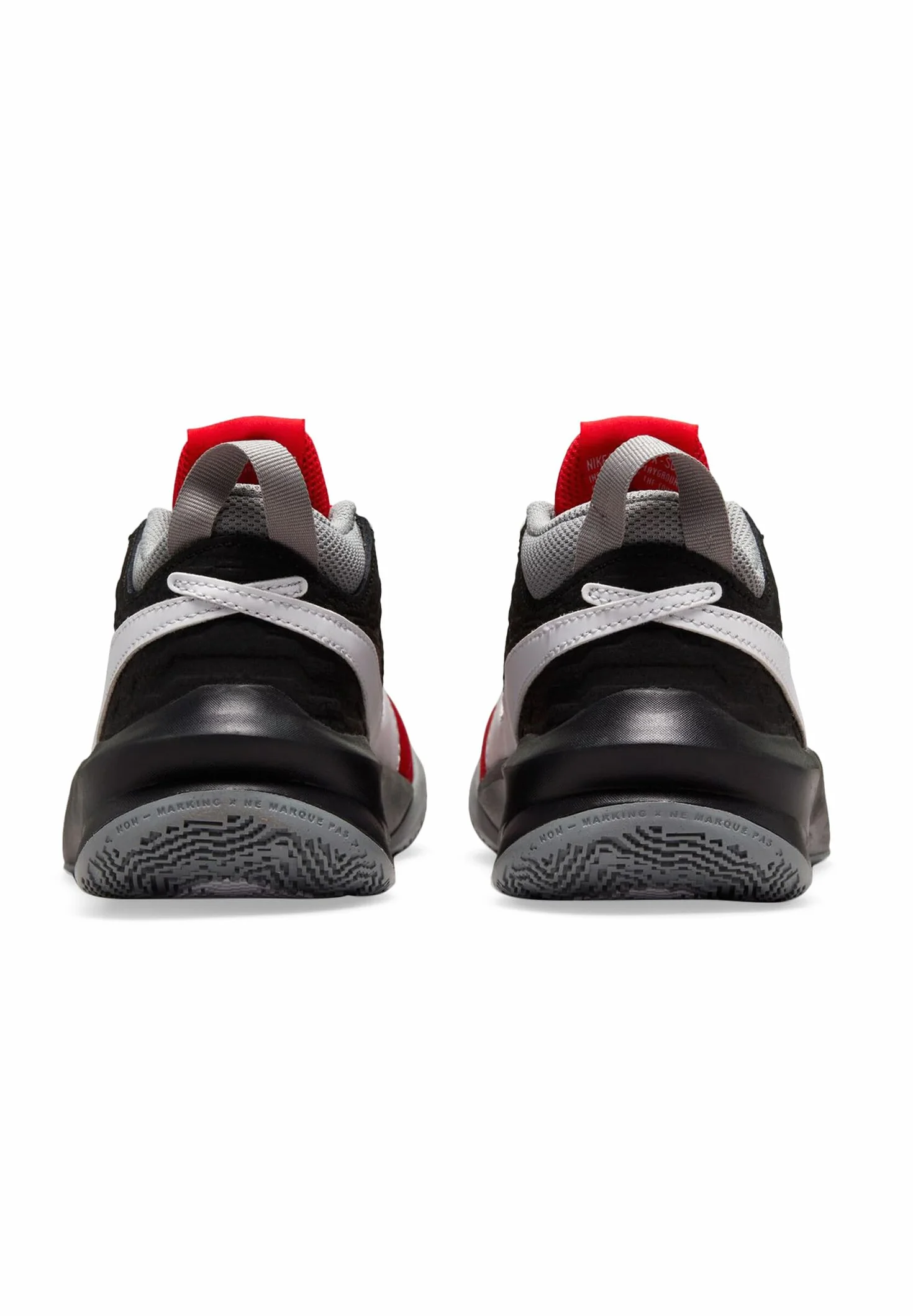 Nike Team Hustle D10 GS CW6735 607 - Zapatillas deportivas para niños, color rojo