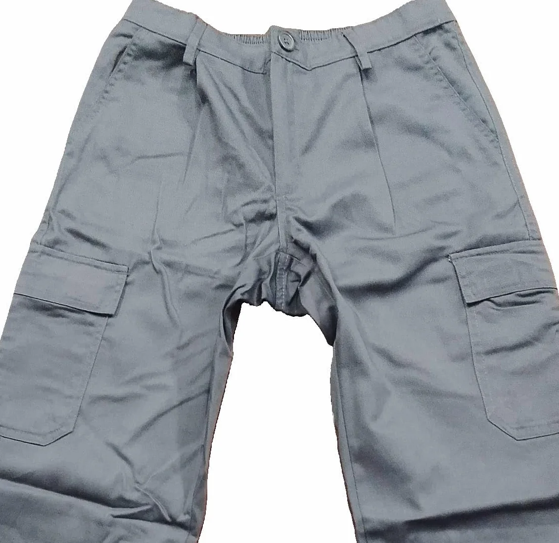 Pantalón de Trabajo Multibolsillos para Hombre Resistente Elástico Uniformes Laborales Construcción