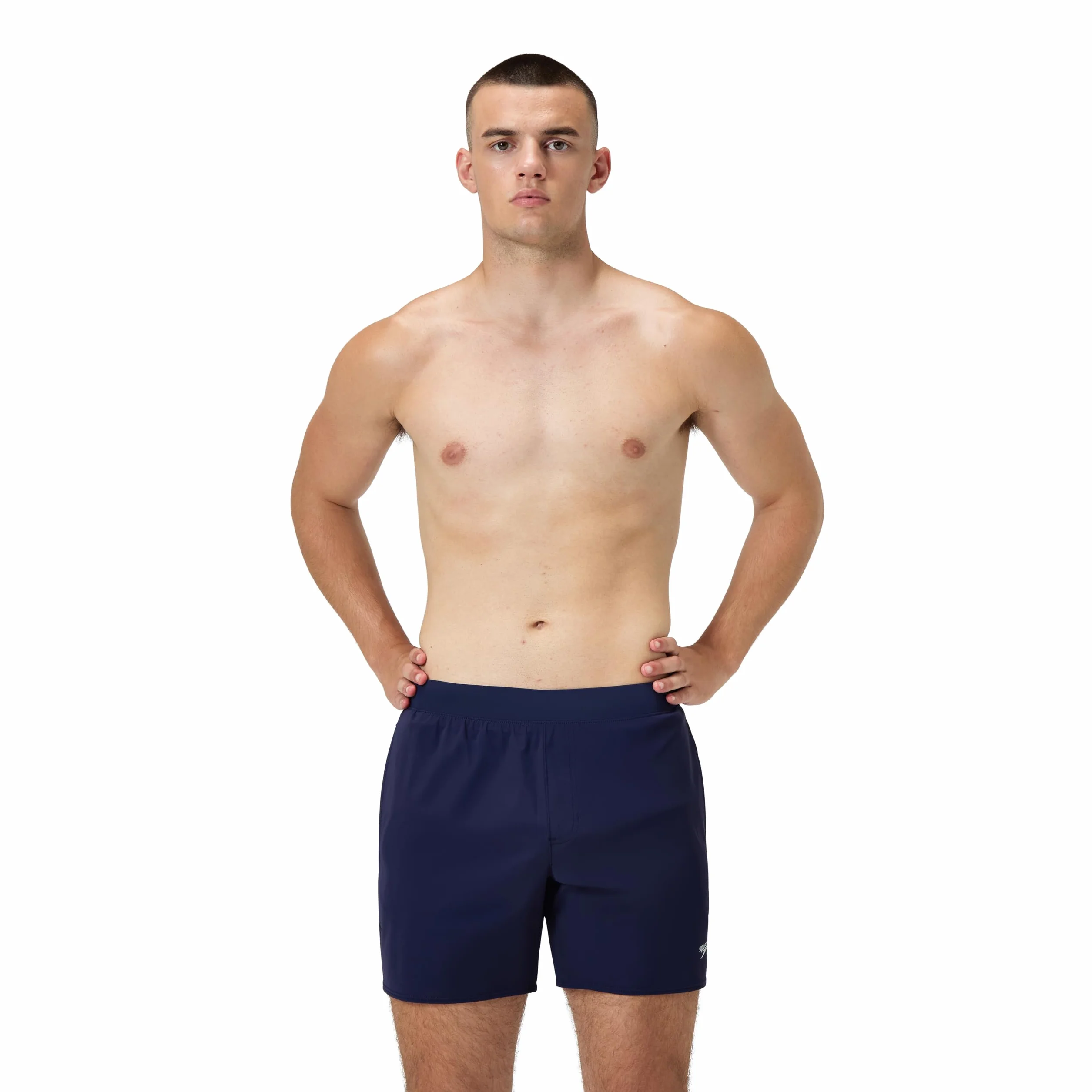 Speedo Watershort Volley de Tejido Liso Y Elástico En Cuatro Direcciones de 41 Cm Short de Agua Hombre