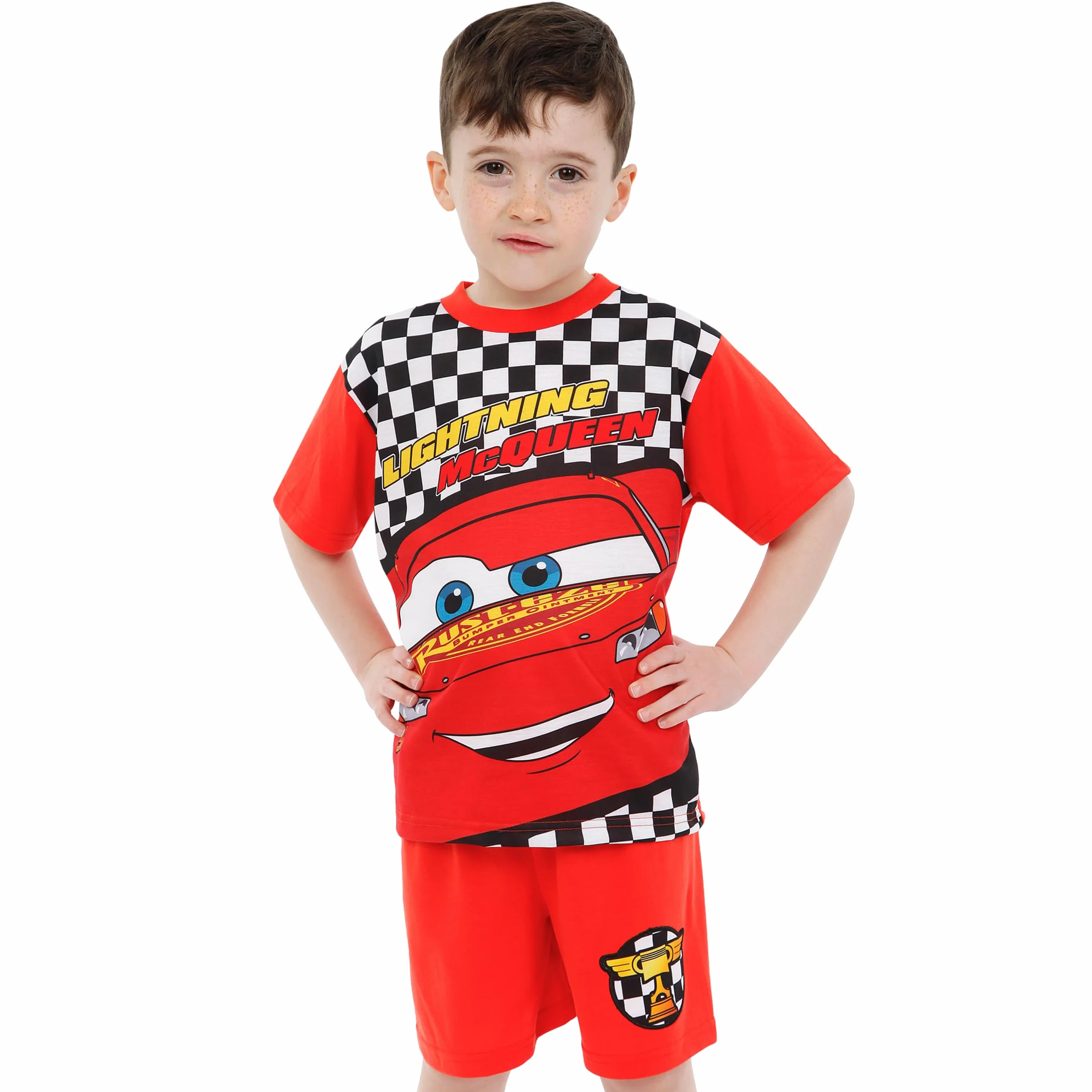 Disney Cars Pijama Niño Verano | Pijama Chico Rayo Mcqueen | Pijamas para Ninos