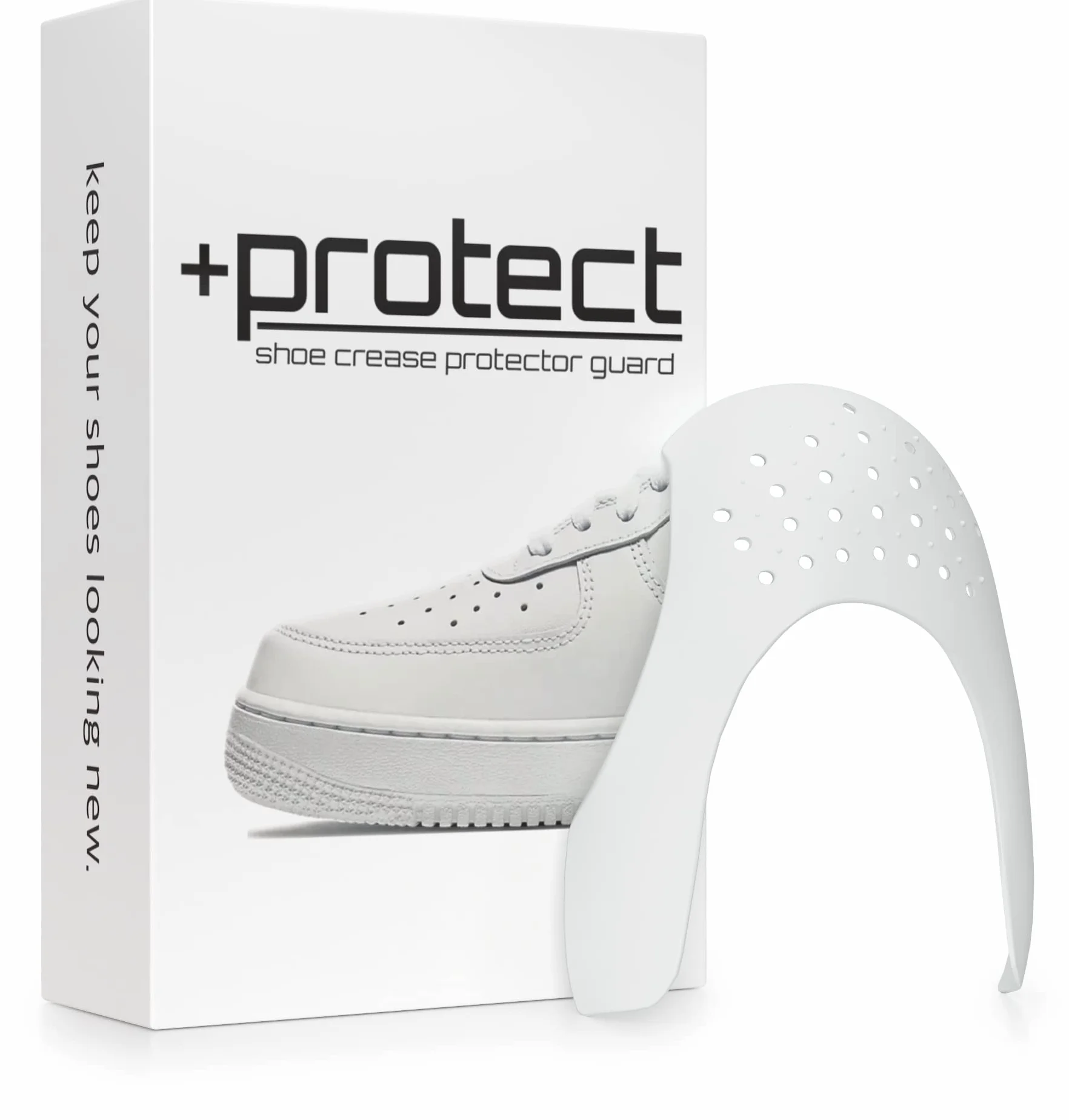 SOL3 +Protect | Protector de arrugas de zapatos para zapatillas: Air Force 1, Jordans, Dunks y más - 2 pares