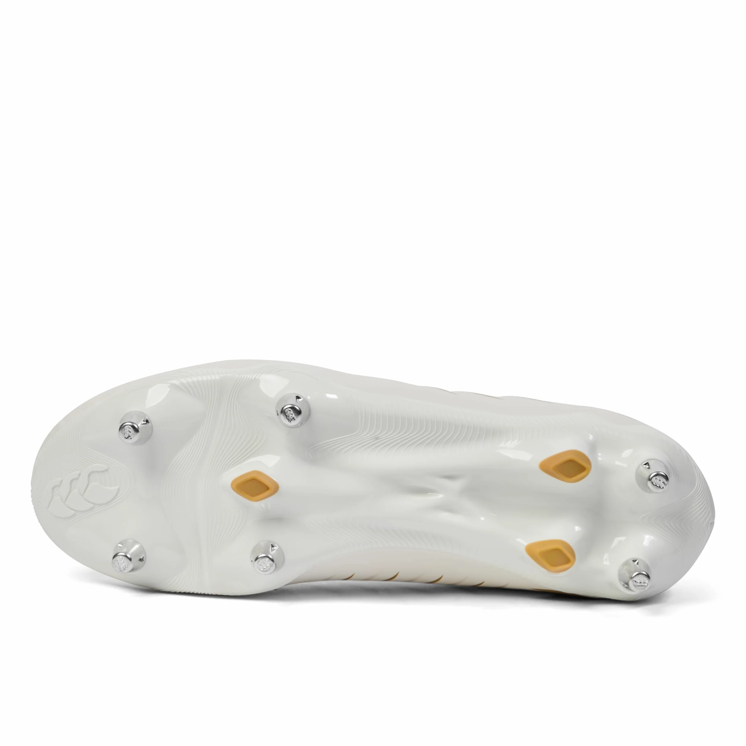 Canterbury Botas de Rugby Unisex Phoenix 2.0 Team Soft Ground para Adultos, Color Blanco