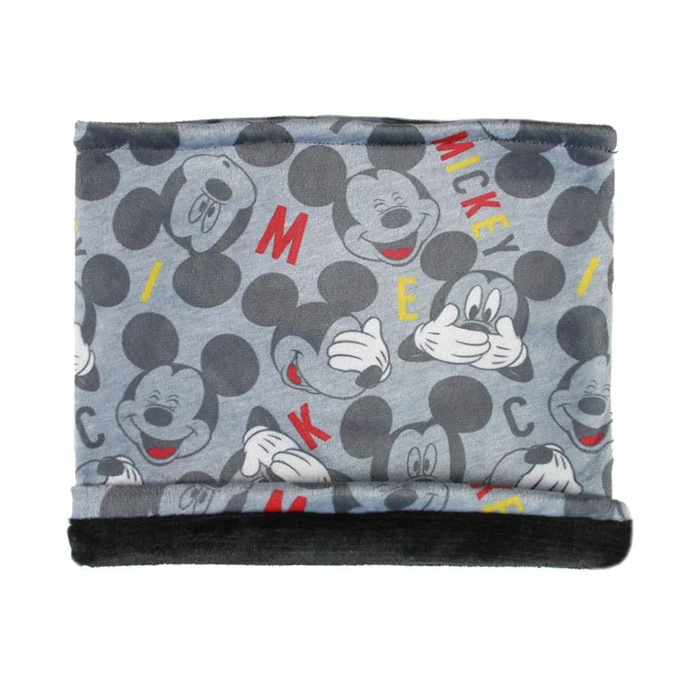CERDÁ LIFE'S LITTLE MOMENTS Braga para el Cuello Infantil de Mickey-Licencia Oficial Disney Bufanda para clima frío, Gris, Talla única para Niños