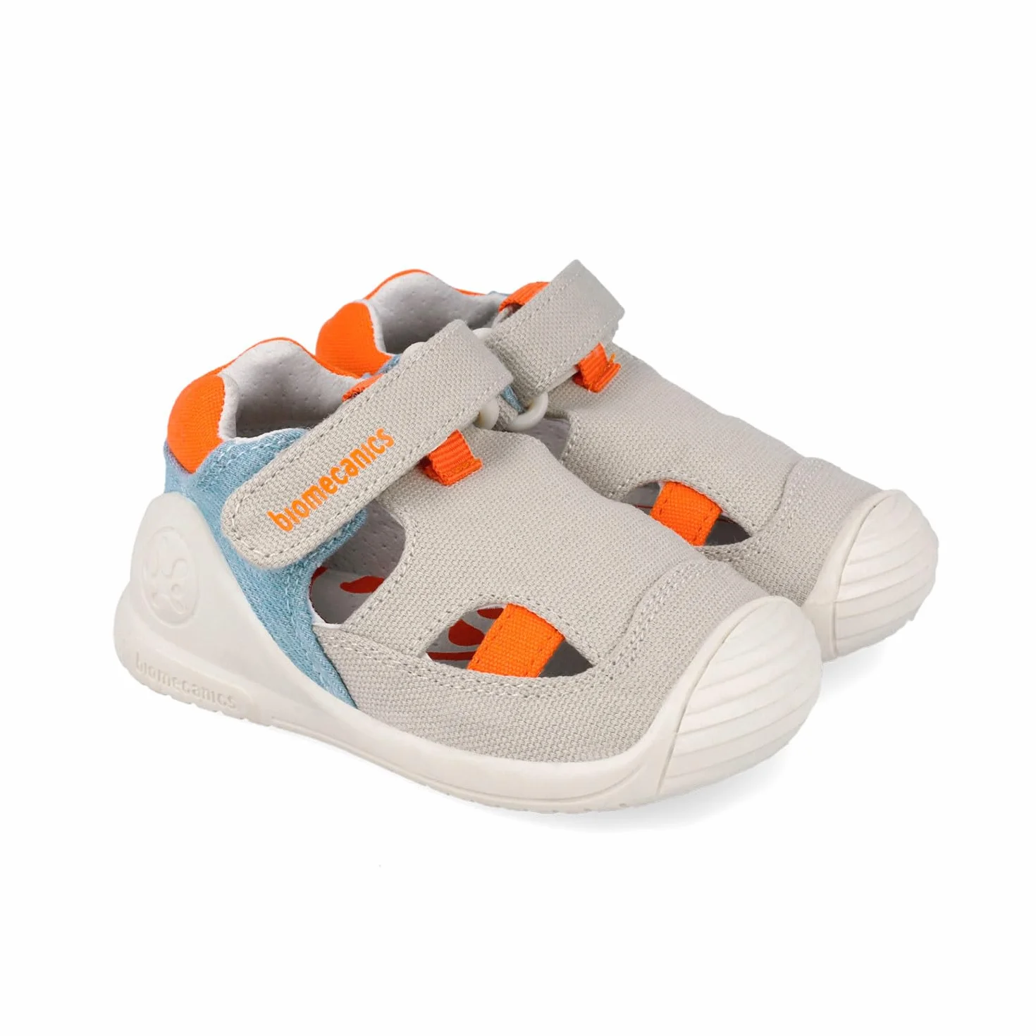 Biomecanics Sandalias Casuales de Lona Azules Infantil