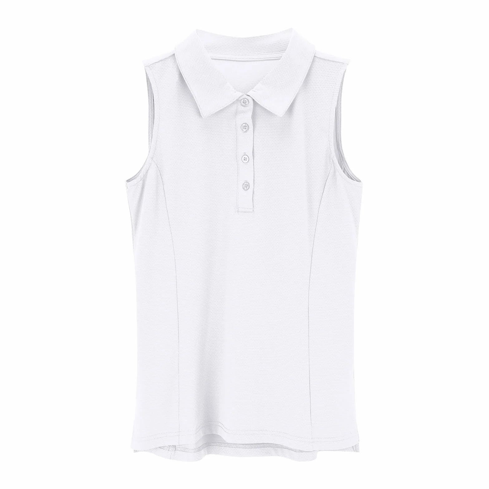 Polo para mujer sin mangas, polo de golf, cuello de pico, para tenis, fitness, entrenamiento, camiseta deportiva con cuello, de secado rápido, ligero, transpirable, camiseta de verano