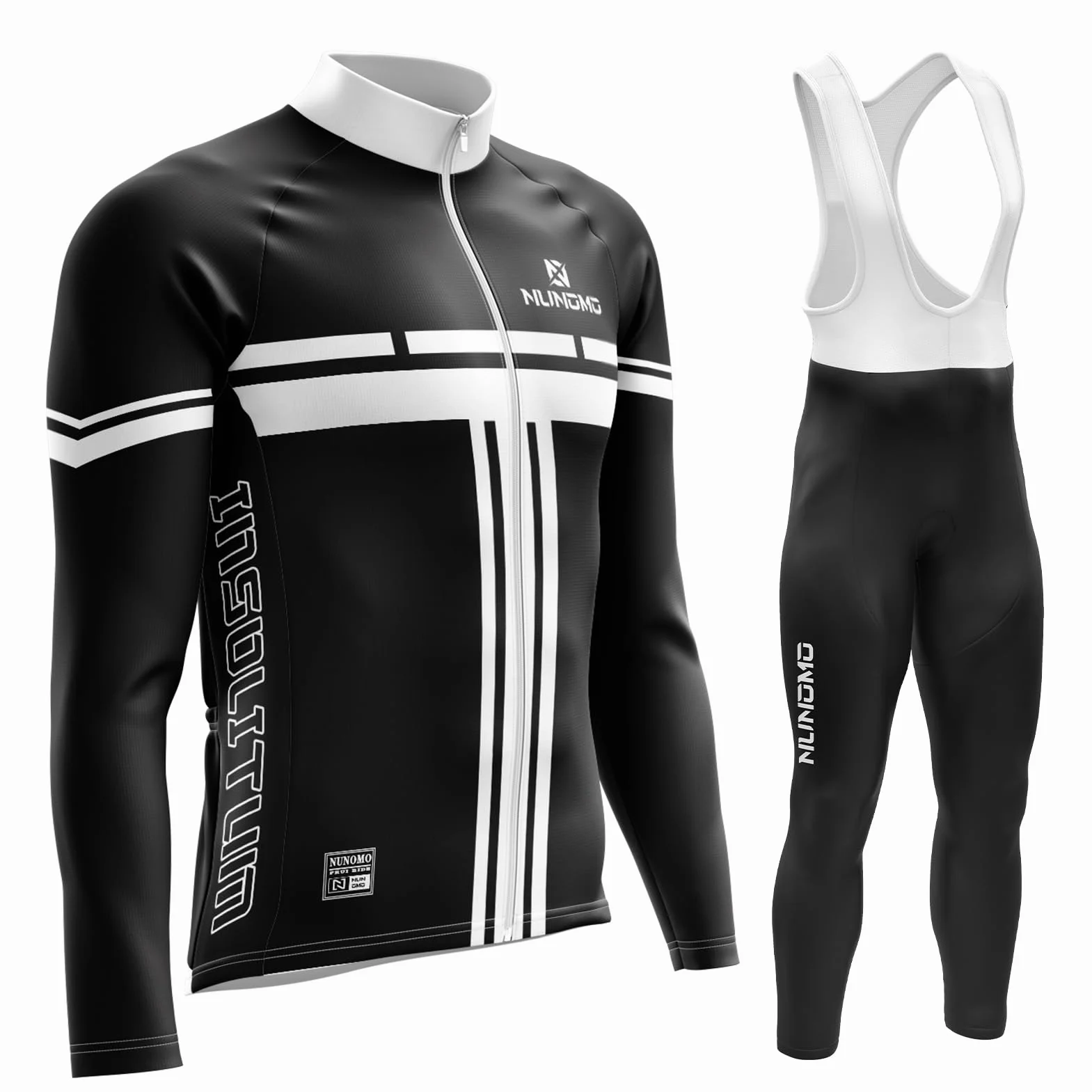 Hombre,Manga Larga Transpirable + Culottes Bici 9D Gel Equipos Conjunto Ciclismo Manténgase abrigado en Invierno,Traje de Ropa de Bicicleta de Montaña MTB Ciclista..