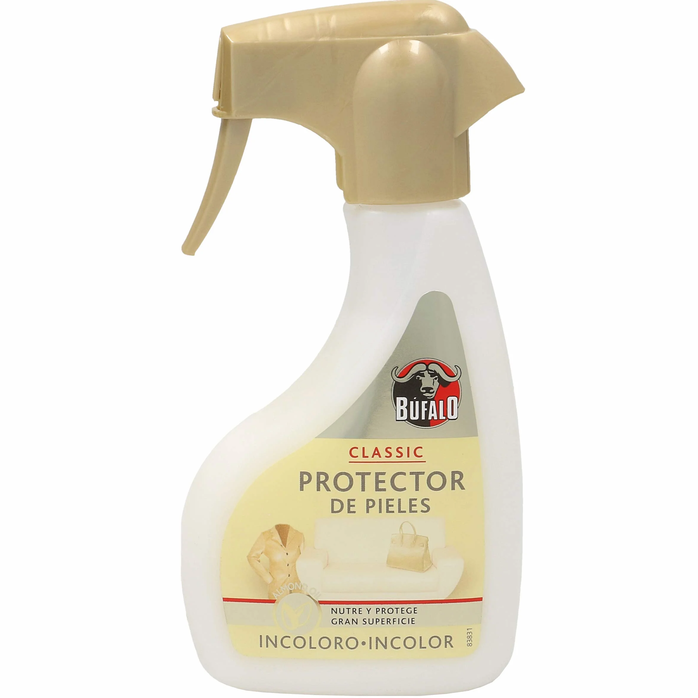 Búfalo Classic Spray Protector de Pieles, Grandes Superficies, Calzado y Bolsos, 250ml